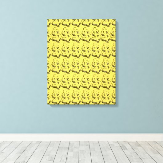 Toile dollar or (Insitu (Plancher de Bois))