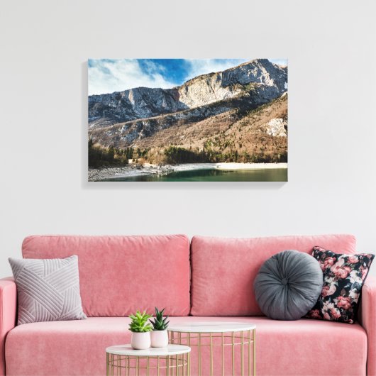 Toile Dolomites (Alpes italiennes), et le lac Molveno (Insitu(Salon))