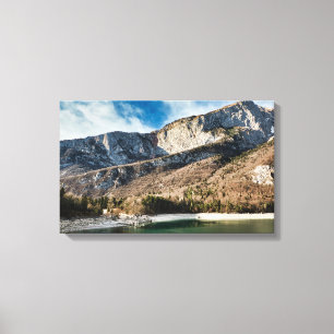 Toile Dolomites (Alpes italiennes), et le lac Molveno