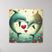 Toile Dolphin Love 2 (Recto)