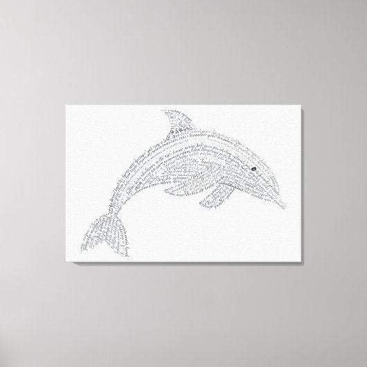 Toile Dolphin Monde Imprimer (Recto)