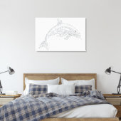 Toile Dolphin Monde Imprimer (Insitu(Chambre))