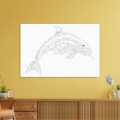 Toile Dolphin Monde Imprimer (Insitu(Salon))