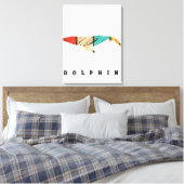 Toile Dolphin, pourquoi tu es si mignon ! ? ! (Insitu(Chambre))