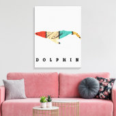 Toile Dolphin, pourquoi tu es si mignon ! ? ! (Insitu(Salon))