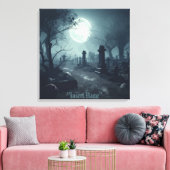 Toile Domaine de la mort : Un cimetière Éffrayant (Insitu(Salon))