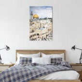 Toile Dôme du Rocher | Place du Mur occidental, Jérusale (Insitu(Chambre))