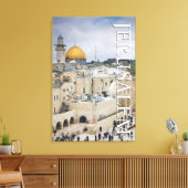 Toile Dôme du Rocher | Place du Mur occidental, Jérusale (Insitu(Salon))