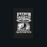 Toile Don papa | Père Et Fille Oeil Ensemble Coeur<br><div class="desc">Don papa | Père Et Fille Pas Toujours Oeil À Oeil Mais Toujours Coeur Au Coeur. J'adore la petite fille ! Offrez un cadeau à votre papa ! ! Grand Père !</div>