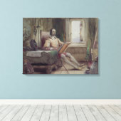 Toile Don Quichotte dans son étude (Insitu (Plancher de Bois))