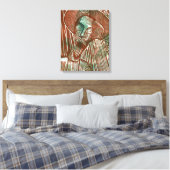 Toile Don Quichotte en vert et Brown (Insitu(Chambre))