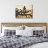 Toile Don Quichotte et Sancho (Insitu(Chambre))