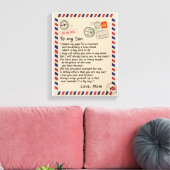Toile Don Son | Lettre À Mon Fils Amour De Maman (Insitu(Salon))