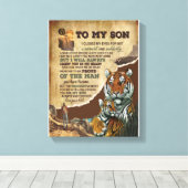 Toile Don Son | Lettre À Mon Fils Amour De Papa (Insitu (Plancher de Bois))