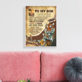 Toile Don Son | Lettre À Mon Fils Amour De Papa (Insitu(Salon))