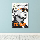 Toile Donald Trump (Insitu (Plancher de Bois))