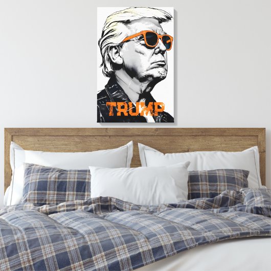 Toile Donald Trump (Insitu(Chambre))