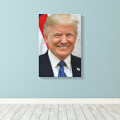 Toile Donald Trump (Insitu (Plancher de Bois))