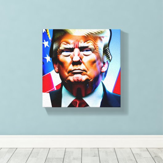 Toile Donald Trump (Insitu (Plancher de Bois))