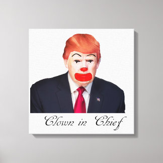 Toile Donald Trump - Clown en chef