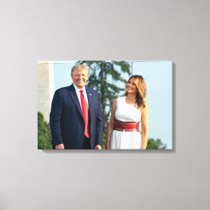 Toile Donald Trump & Melania 4 juillet 2020