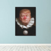 Toile Donald Trump Peinture clown par Tony Pro (Insitu (Plancher de Bois))