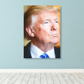 Toile Donald Trump Portrait (Insitu (Plancher de Bois))