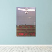 Toile Doncaster, Angleterre - Premières courses aérienne (Insitu (Plancher de Bois))