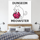 Toile Donjon Meowster Chat Drôle (Insitu(Chambre))