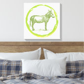 Toile Donkey vintage (Insitu(Chambre))