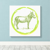 Toile Donkey vintage (Insitu (Plancher de Bois))