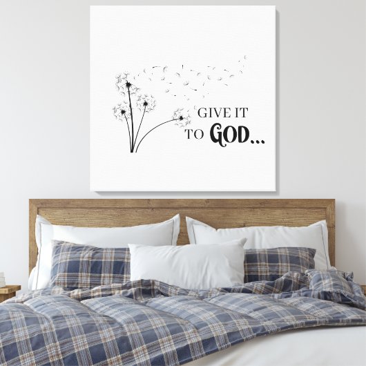 Toile Donne-Le À Dieu Dandelion (Insitu(Chambre))