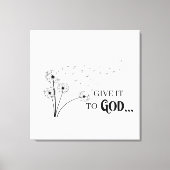 Toile Donne-Le À Dieu Dandelion (Recto)