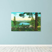 Toile Donner Lake, Californie, de Ridge (Insitu (Plancher de Bois))
