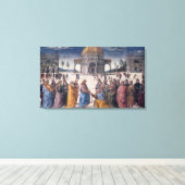 Toile Dons des clés à saint Pierre (Insitu (Plancher de Bois))
