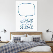 Toile Don't Speak (Insitu(Chambre))