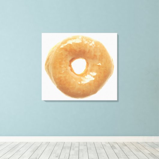 Toile Donut glacé (Insitu (Plancher de Bois))