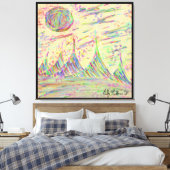 Toile Doodle coloré (Insitu(Chambre))