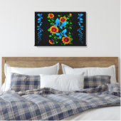 Toile Doodle de fleurs (Insitu(Chambre))