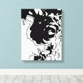 Toile Doodle de fleurs (Insitu (Plancher de Bois))