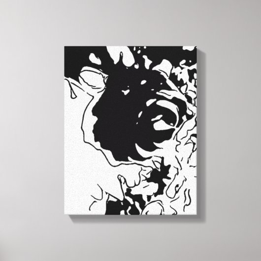 Toile Doodle de fleurs (Recto)