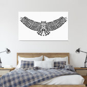 Toile Doodle de hibou 6 (Insitu(Chambre))