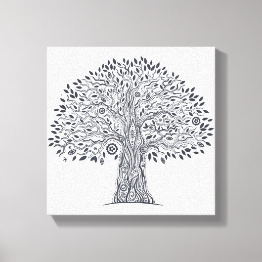 Toile Doodle de l'arbre de vie 6 (Recto)
