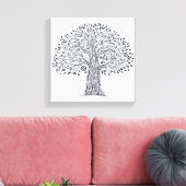 Toile Doodle de l'arbre de vie 6 (Insitu(Salon))