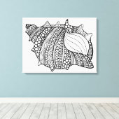 Toile Doodle inspiré 6 (Insitu (Plancher de Bois))