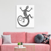 Toile Doodle Lizard Ou Salamandre 6 (Insitu(Salon))