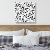 Toile Doodle Motif de fleurs 6 (Insitu(Chambre))