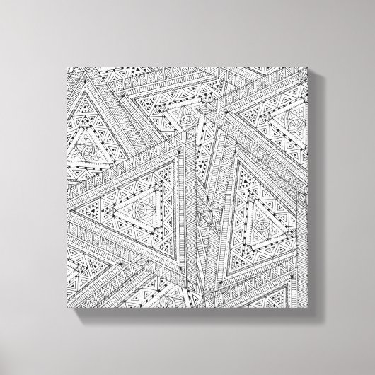 Toile Doodle tribal 2 (Recto)