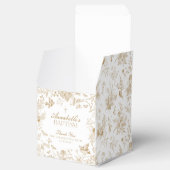 Toile D'Or De Jouy Floral Baptism Ballotins (Ouvert)