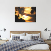 Toile dorée enveloppée au lever du soleil (Insitu(Chambre))